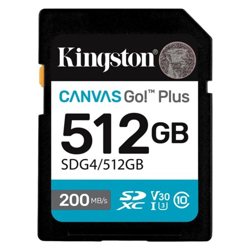 Alternative view of MEMORIA SD C10 512GB KINGSTON CANVAS GO PLUS SDG4/512GB