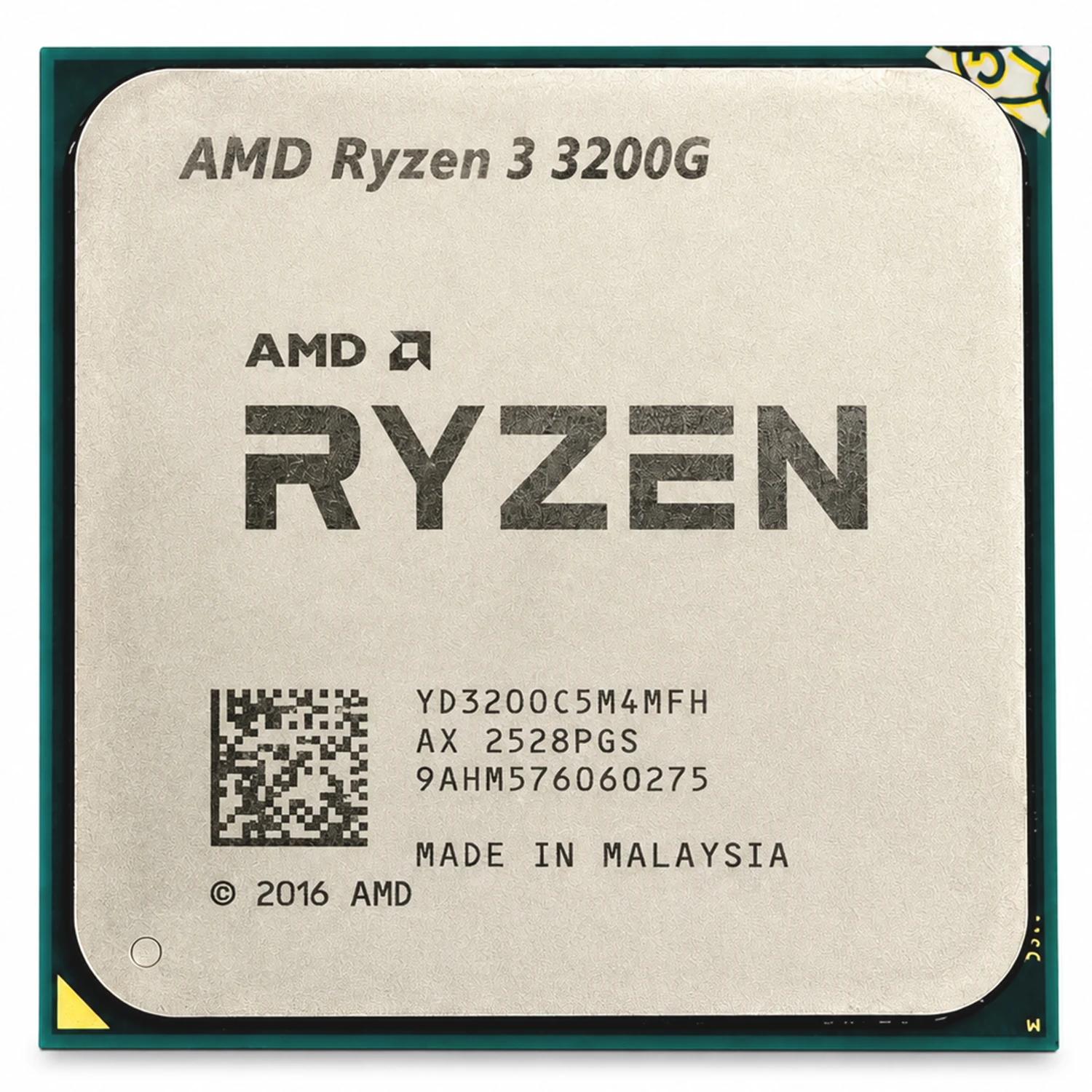 Processador Tray AMD Ryzen 3-3200G Socket AM4 4 Core 4 Threads 3.6GHz e 4.0GHz Turbo Cache 6MB