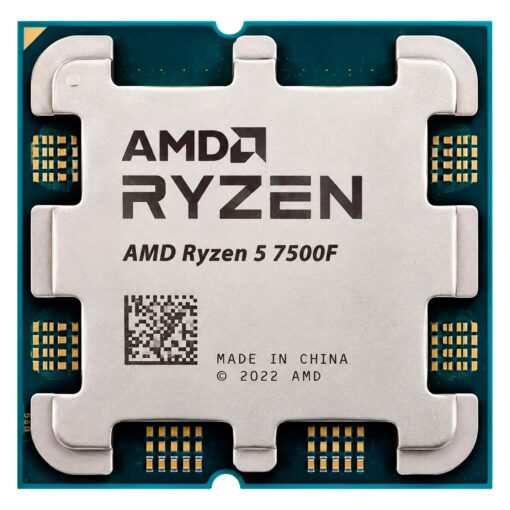 Processador Tray AMD Ryzen 5-7500F Socket AM5 6 Core 12 Threads 3.7GHz e 5.0GHz Turbo Cache 38MB