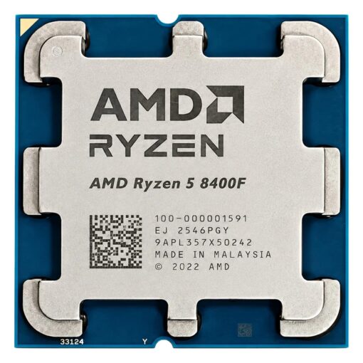 Processador Tray AMD Ryzen 5-8400F Socket AM5 6 Core 12 Threads 4.2GHz e 4.7GHz Turbo Cache 22MB