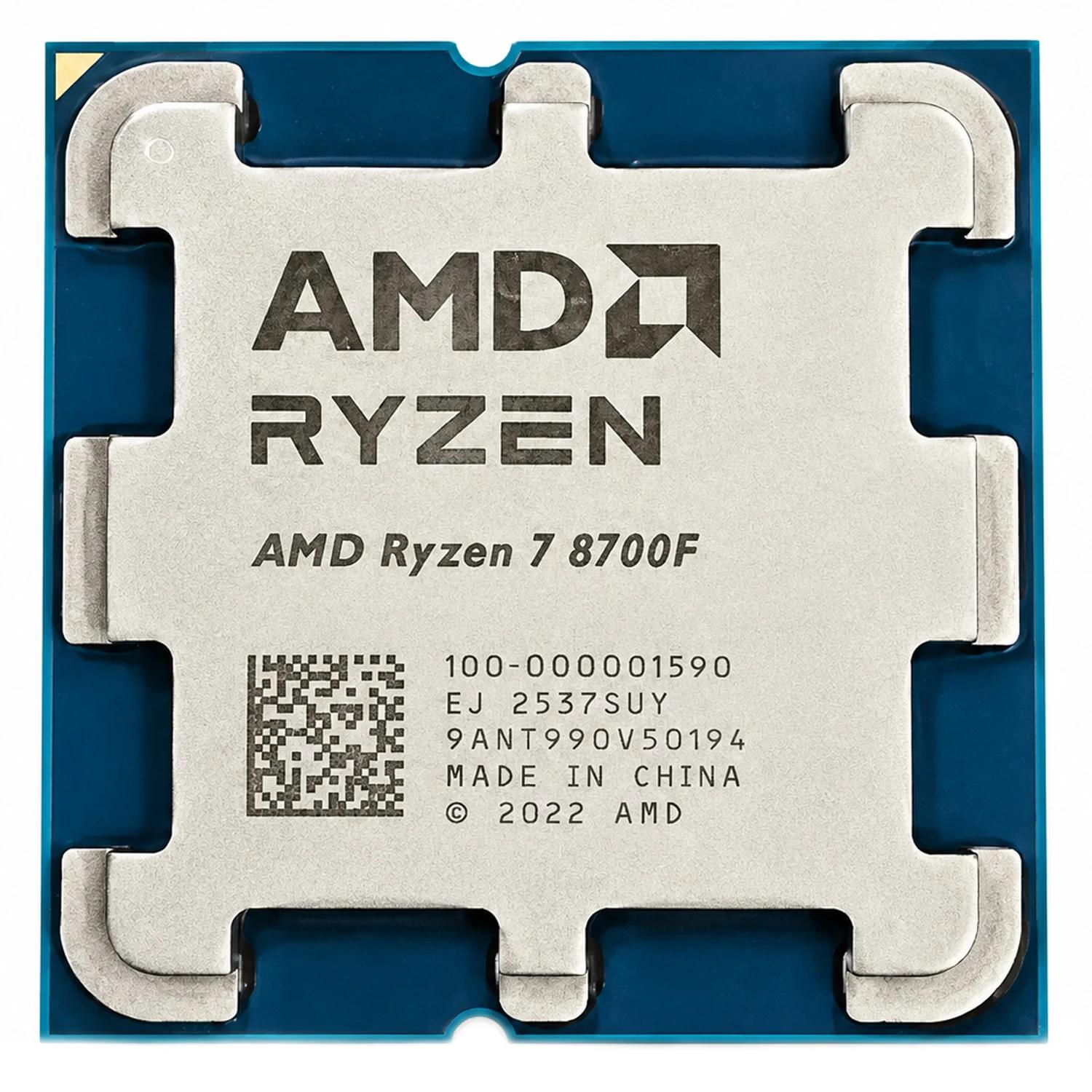 Processador Tray AMD Ryzen 7-8700F Socket AM5 8 Core 16 Threads 4.1GHz e 5.0GHz Turbo Cache 24MB