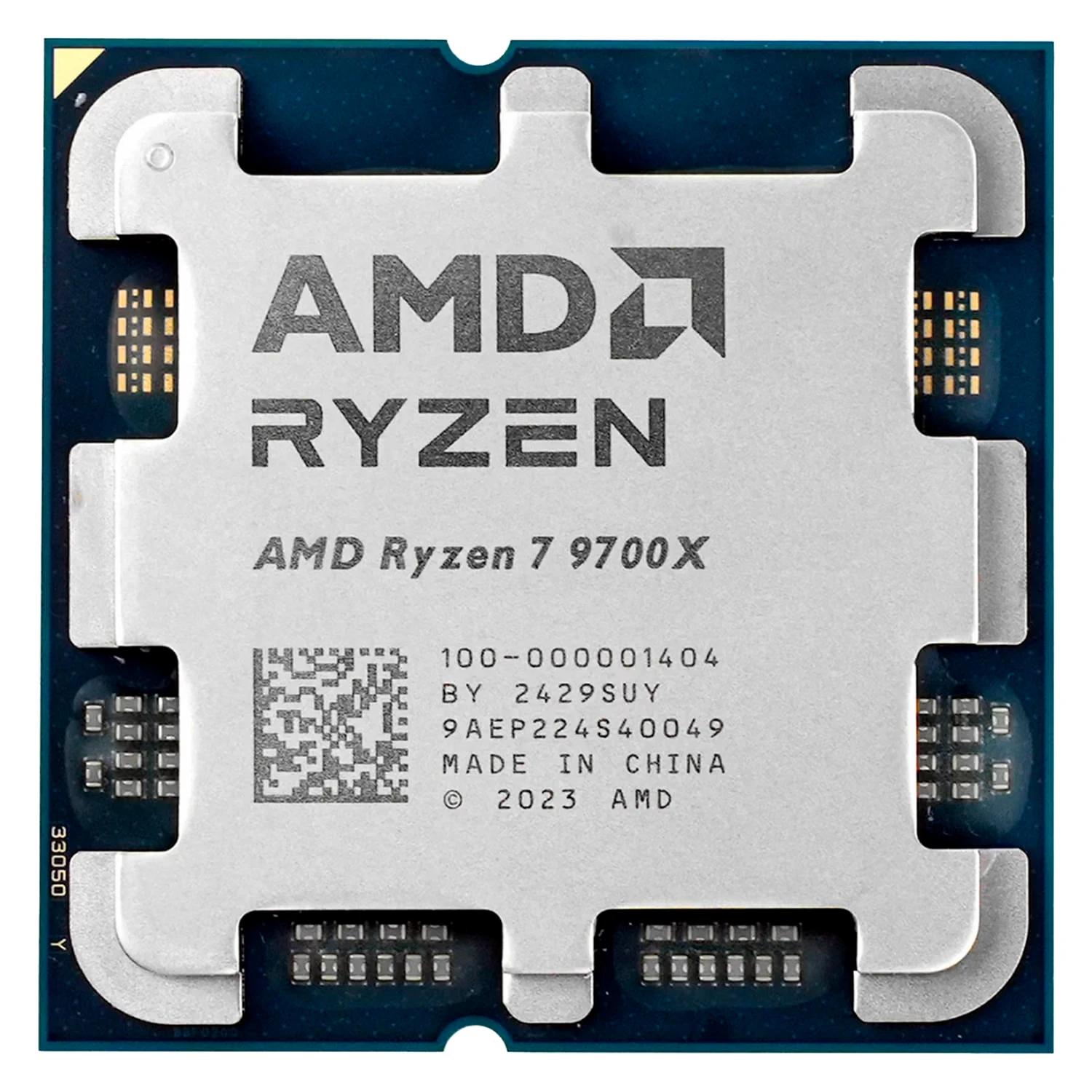 Processador Tray AMD Ryzen 7-9700X Socket AM5 8 Core 16 Threads 3.8GHz e 5.5GHz Turbo Cache 40MB