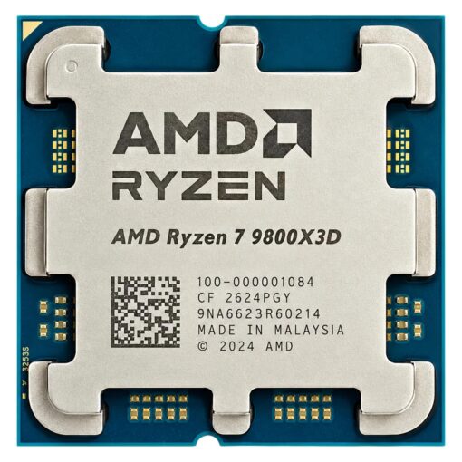 Processador Tray AMD Ryzen 7-9800X3D Socket AM5 8 Core 16 Threads 4.7GHz e 5.2GHz Turbo Cache 104MB