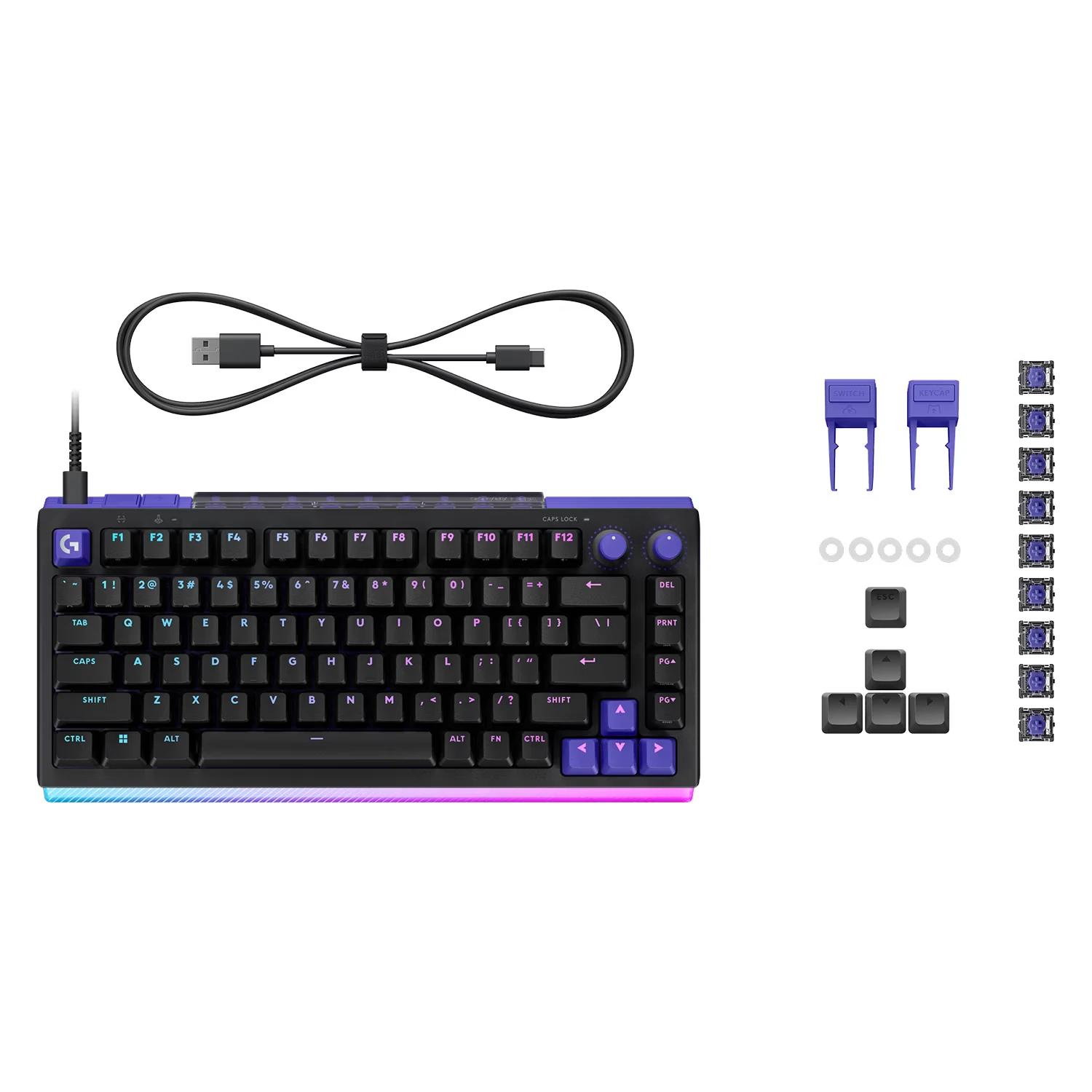 TECLADO LOGITECH G512X LIGHTSYNC RGB Mecánico ESP BLACK 920-013926 - Imagen 4