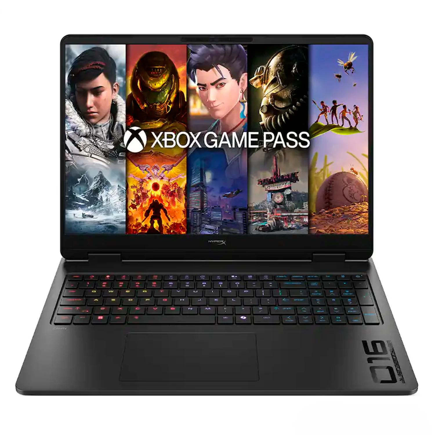 Notebook Gamer HP OMEN HyperX Intel Core Ultra 7-356H RTX 5060 16GB RAM 512GB SSD Pantalla 16" 2K Windows 11 Inglés Negro - 16-AM2013