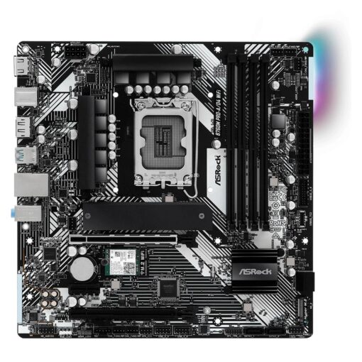 Alternative view of Placa Mãe ASRock B760M Pro-A/D4 WiFi DDR4 Socket LGA 1700 Chipset Intel B760 Micro ATX