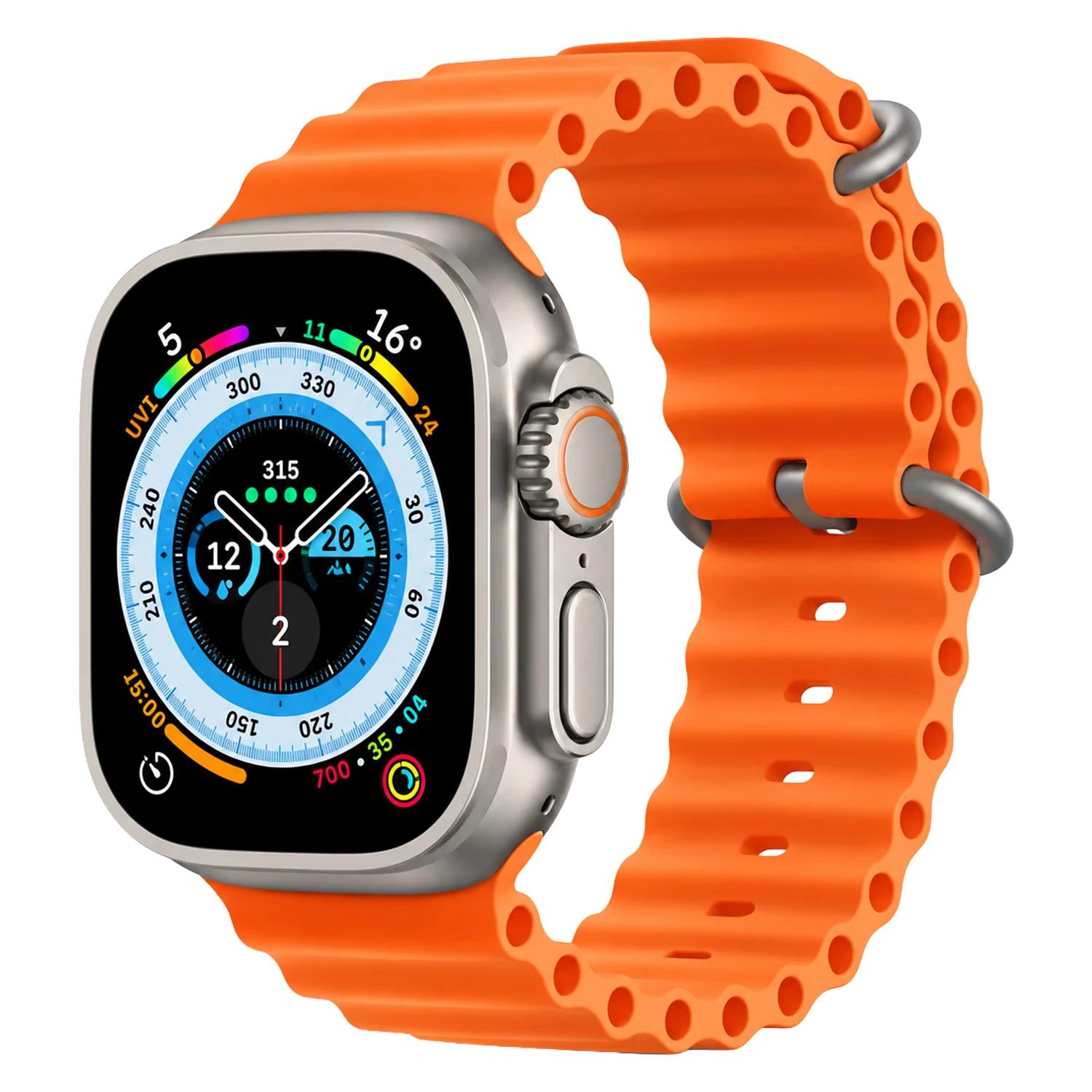 Reloj S8 ULTRA MAX+ SMARTWATCH 49MM SPACE ALUMINUM CASE ORANGE