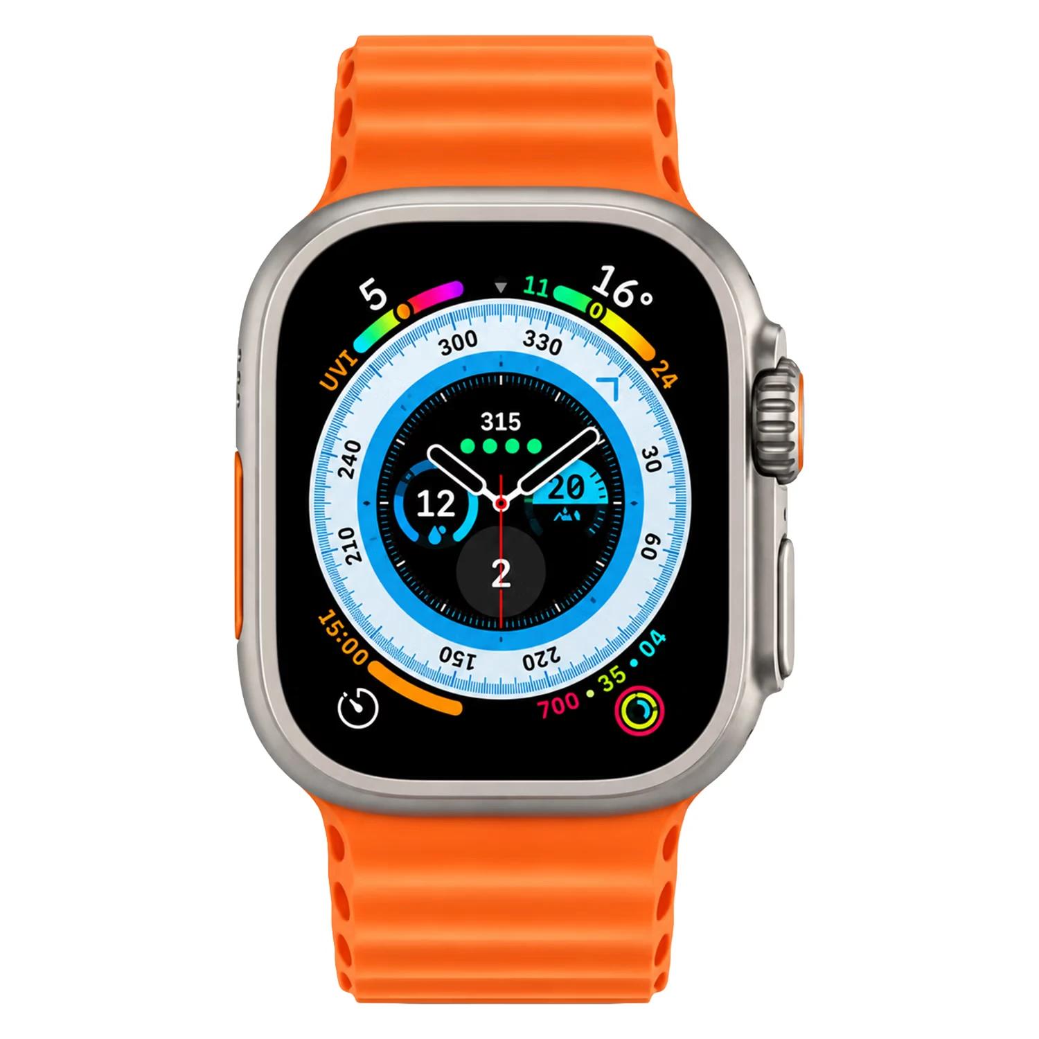 Reloj S8 ULTRA MAX+ SMARTWATCH 49MM SPACE ALUMINUM CASE ORANGE - Imagen 2