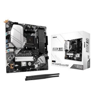 PLACA Madre (AM4) B550 ASROCK B550M WIFI 4XDDR4