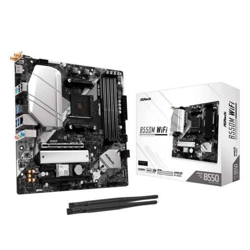 PLACA Madre (AM4) B550 ASROCK B550M WIFI 4XDDR4