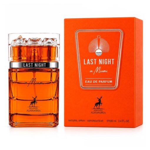 Perfume Maison Alhambra Last Night In Miami Eau De Parfum Unisex 100ml
