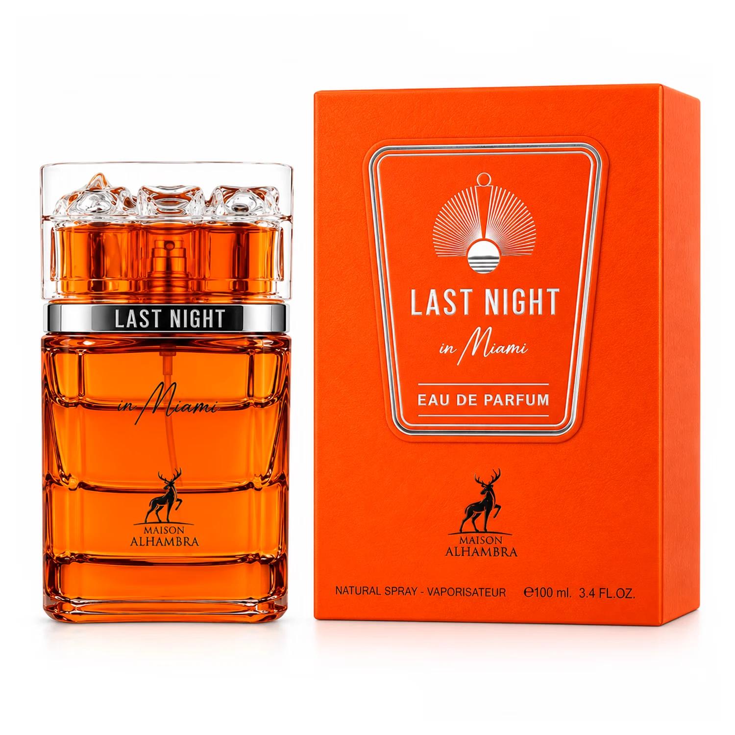 Perfume Maison Alhambra Last Night In Miami Eau De Parfum Unisex 100ml