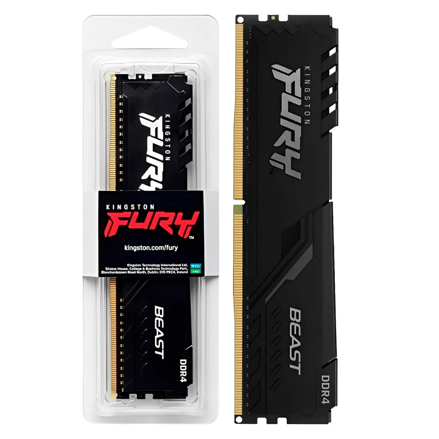 Memoria RAM Kingston Fury Beast 32GB (2x16GB) DDR4 3200 MHz - KF432C16BBK2/32 - Imagen 4