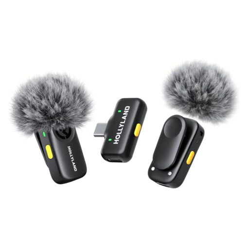 Micrófono WIRELESS HOLLYLAND LARK A2 MINI DUO USB-C - SPACE GRAY