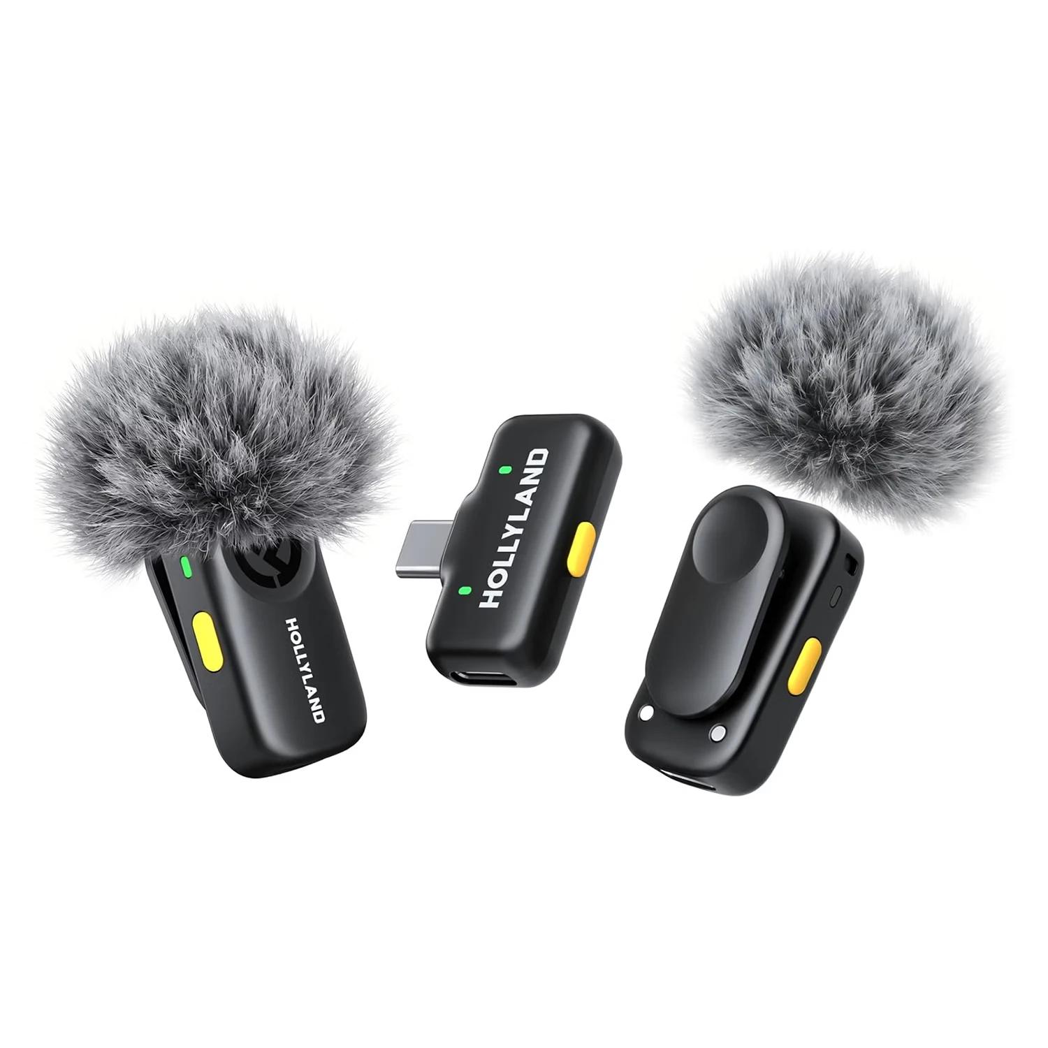 Micrófono WIRELESS HOLLYLAND LARK A2 MINI DUO USB-C - SPACE GRAY