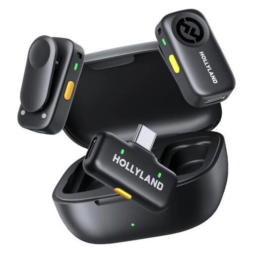 Micrófono WIRELESS HOLLYLAND LARK A2 DUO USB-C - SPACE GRAY