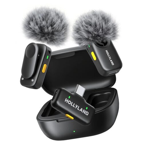 Alternative view of Micrófono WIRELESS HOLLYLAND LARK A2 DUO USB-C - SPACE GRAY