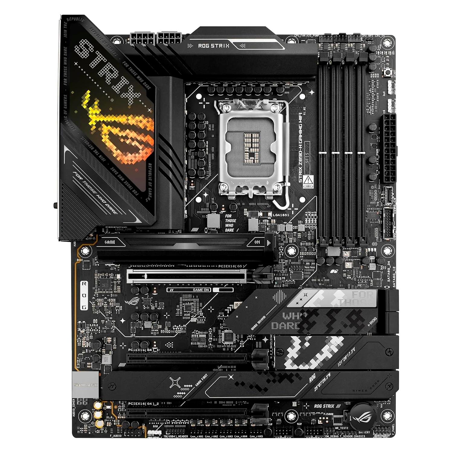 Placa Madre ASUS ROG Strix Z890-H Gaming WiFi DDR5 Socket LGA 1851 Chipset Intel Z890 ATX - Imagen 2