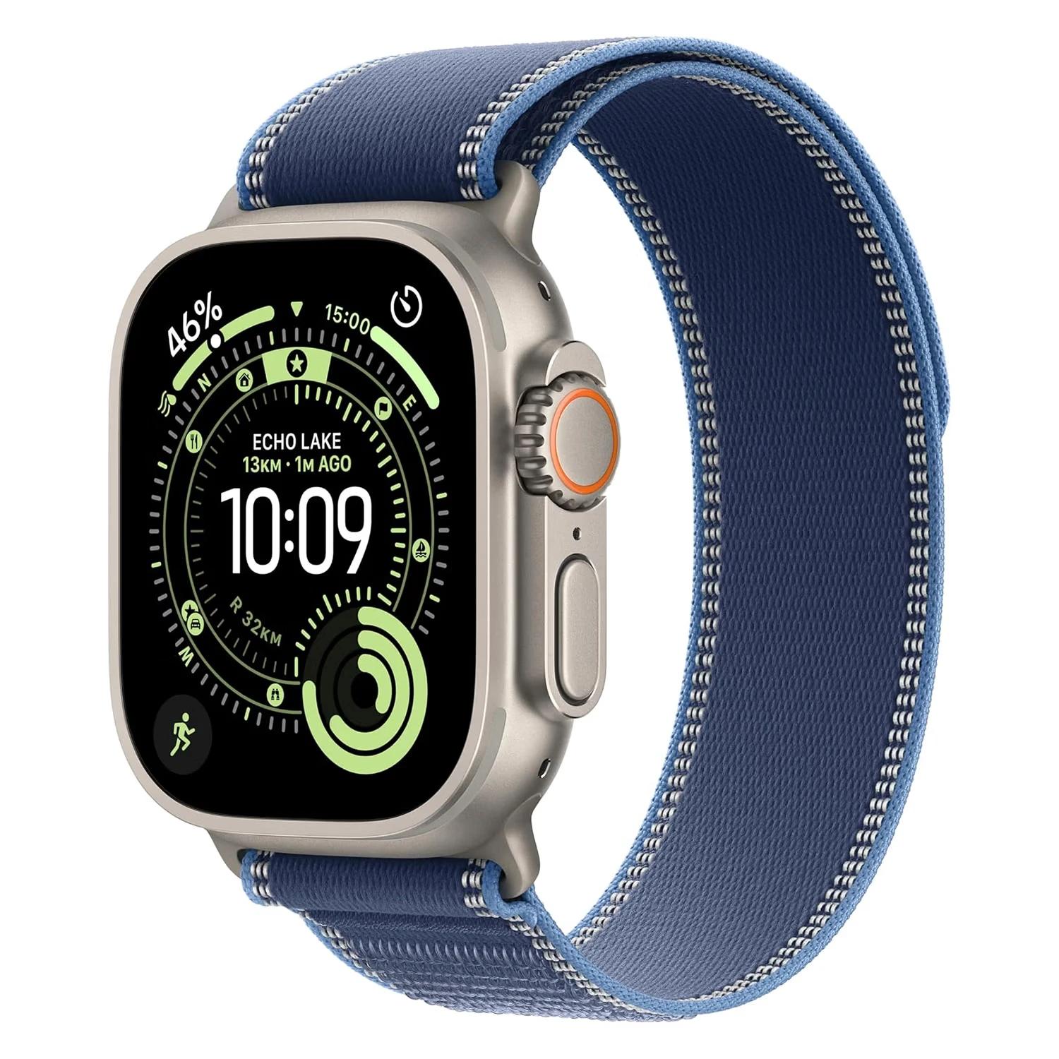 Apple Watch Ultra 3 MEWR4AF/A Celular + GPS Caja Titanio Natural 49mm - Océano Azul Ancora