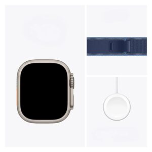 Apple Watch Ultra 3 MEWR4AF/A Celular + GPS Caja Titanio Natural 49mm - Océano Azul Ancora - Imagen 3