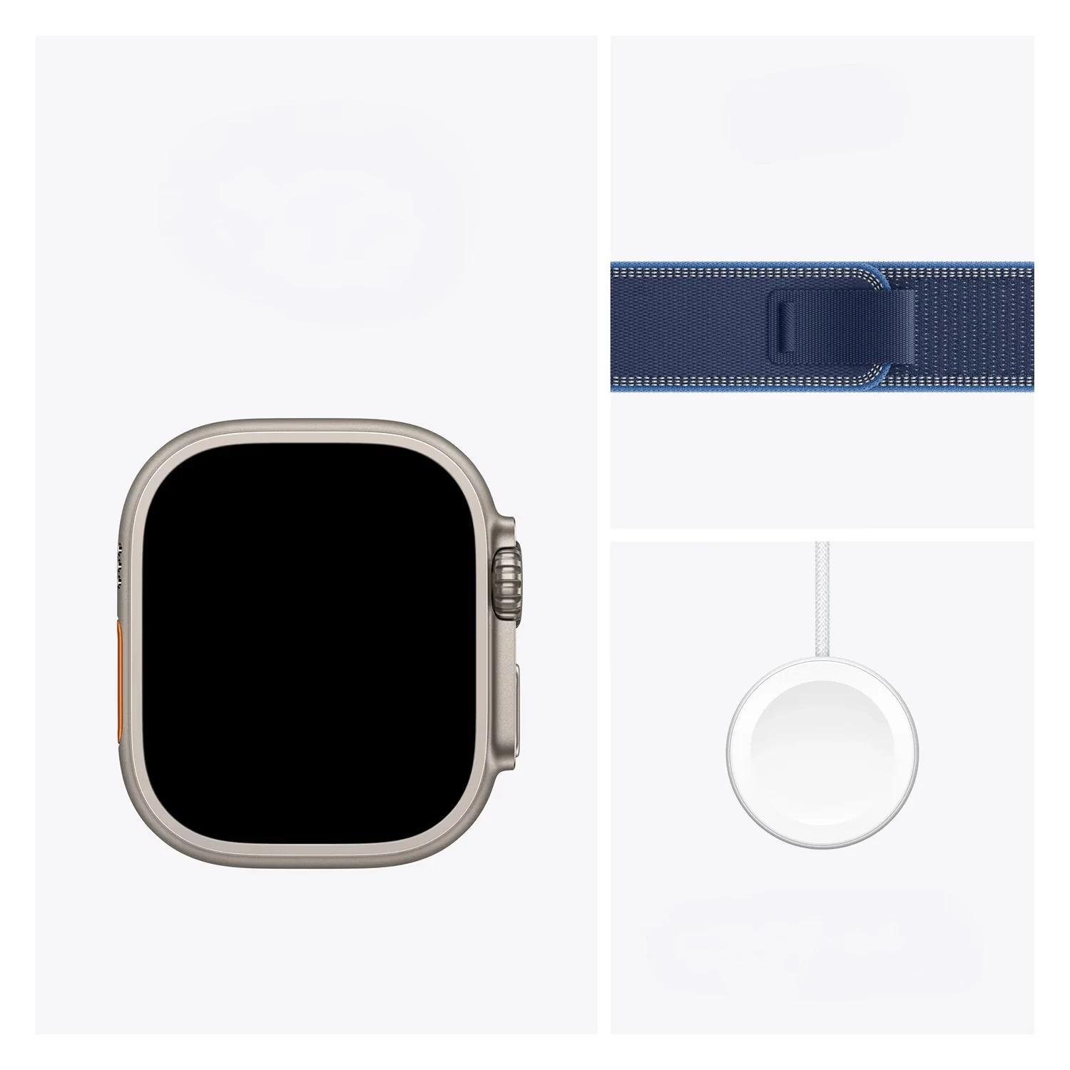 Apple Watch Ultra 3 MEWR4AF/A Celular + GPS Caja Titanio Natural 49mm - Océano Azul Ancora - Imagen 3