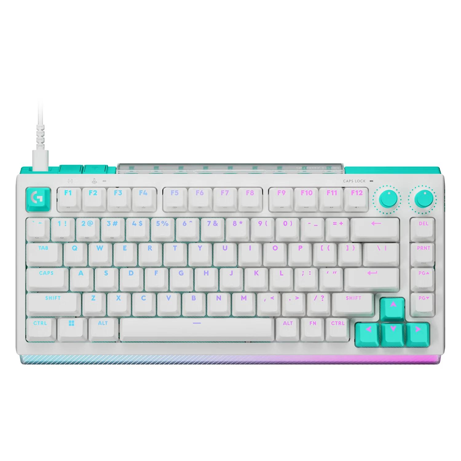 TECLADO LOGITECH G512X LIGHTSYNC RGB Mecánico ESP WHITE 920-013948