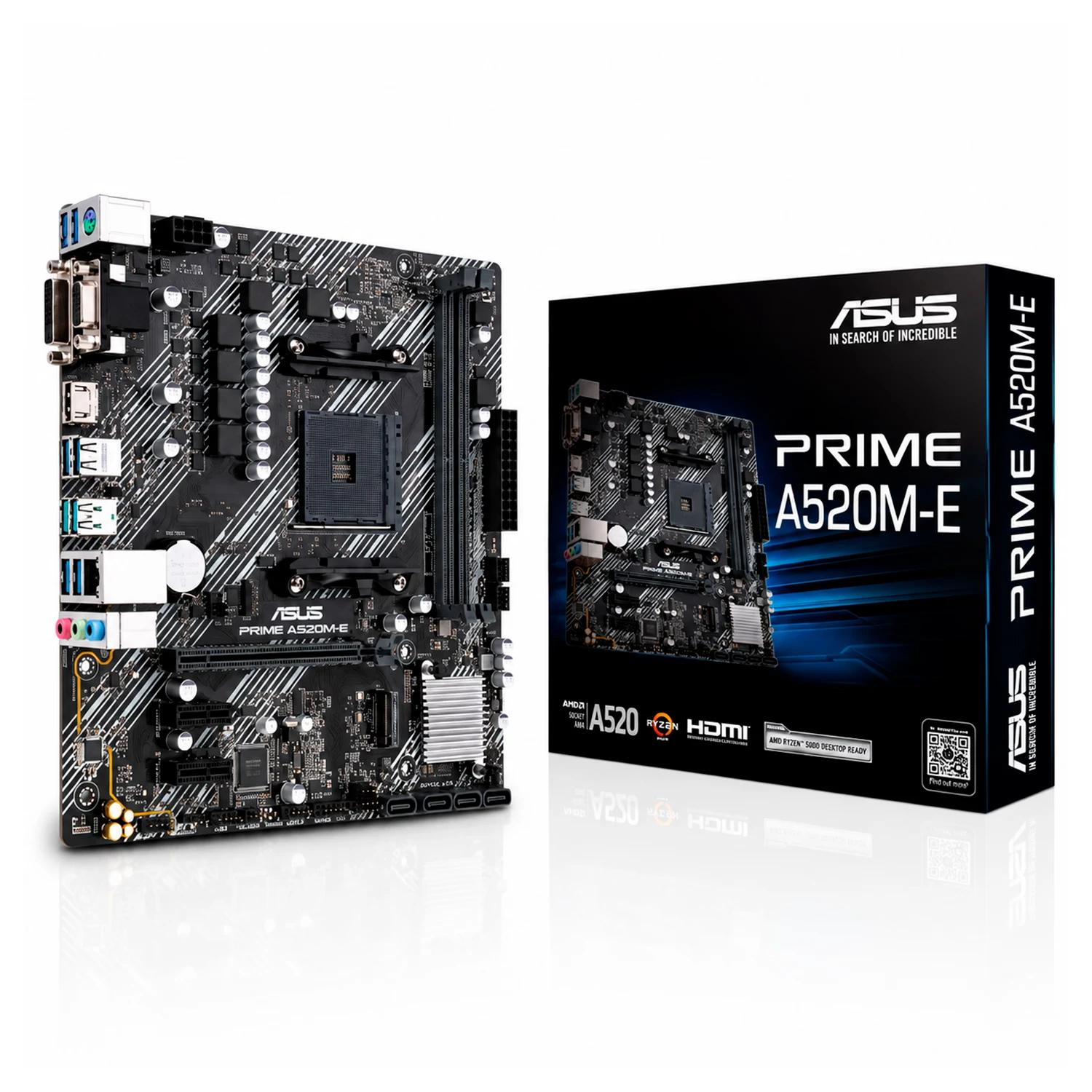 PLACA Madre (AM4) A520 ASUS PRIME A520M-E 2XDDR4