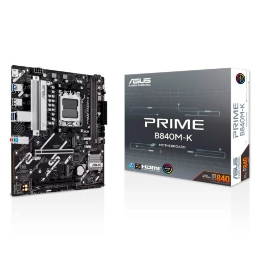 Placa Madre ASUS Prime B840M-K DDR5 Socket AM5 Chipset AMD B840 Micro ATX
