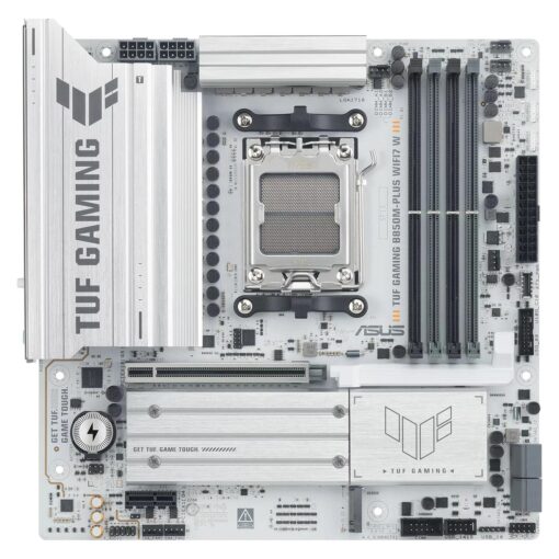 Alternative view of Placa Madre ASUS TUF Gaming B850M-PLUS WiFi 7 White DDR5 Socket AM5 Chipset AMD B850 Micro ATX