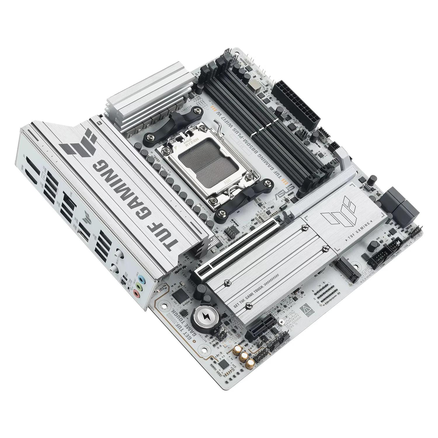 Placa Madre ASUS TUF Gaming B850M-PLUS WiFi 7 White DDR5 Socket AM5 Chipset AMD B850 Micro ATX - Imagen 4