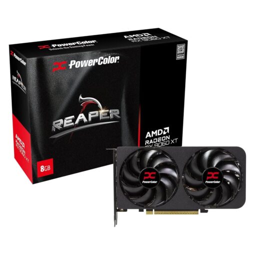 Placa De Video PowerColor Reaper AMD Radeon RX-9060XT 8GB GDDR6 - RX9060XT-8G-A