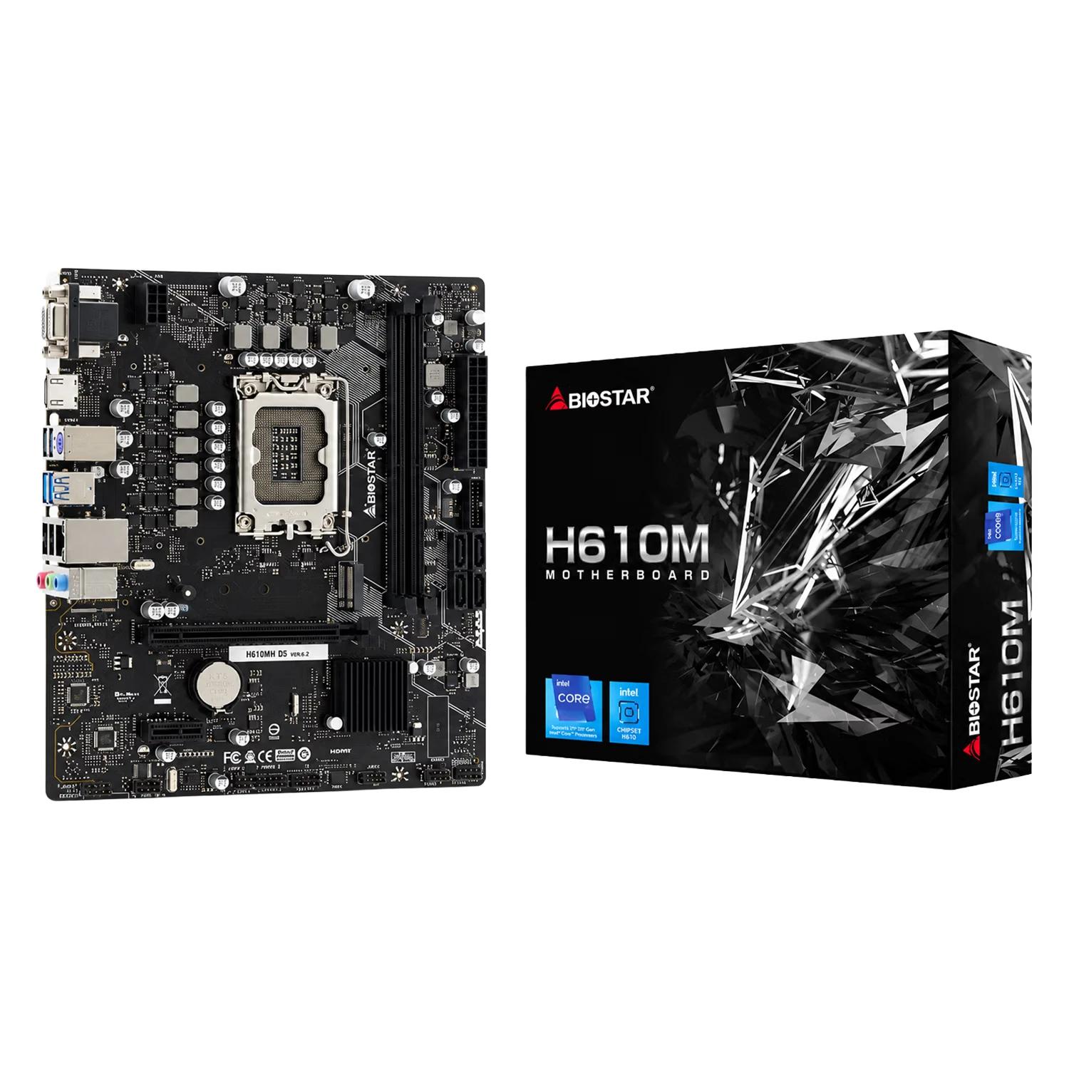 PLACA Madre (1700) H610 BIOSTAR H610MH 2XDDR4