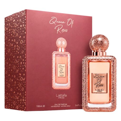 Perfume Lattafa Queen of Roses Eau de Parfum Feminino 100ml