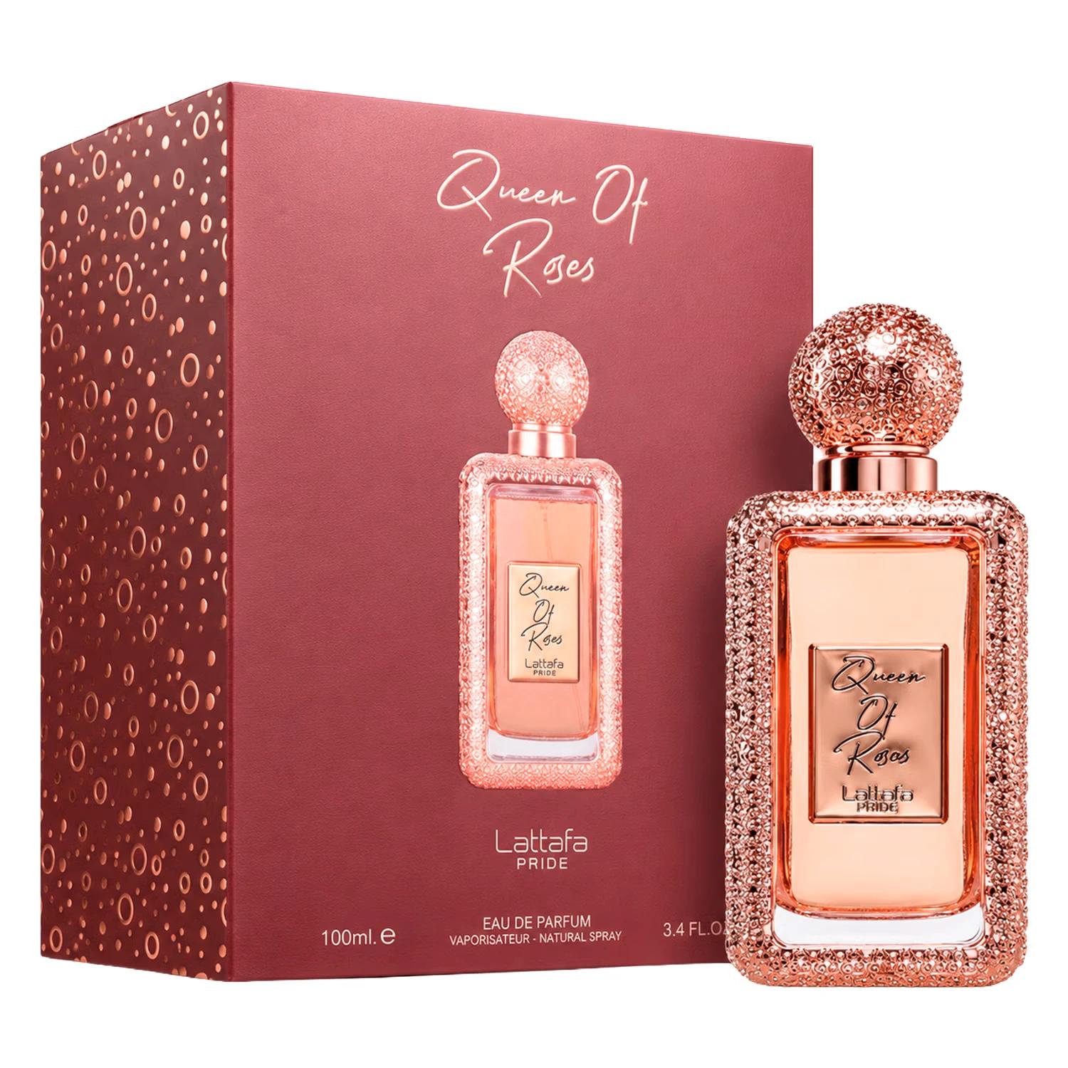 Perfume Lattafa Queen Of Roses Eau De Parfum Femenino 100ml