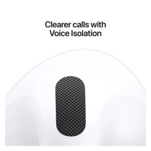 Auriculares Apple Airpods 5 MKFW4LL/A Wireless - Blanco (Noise Cancellation) - Imagen 4