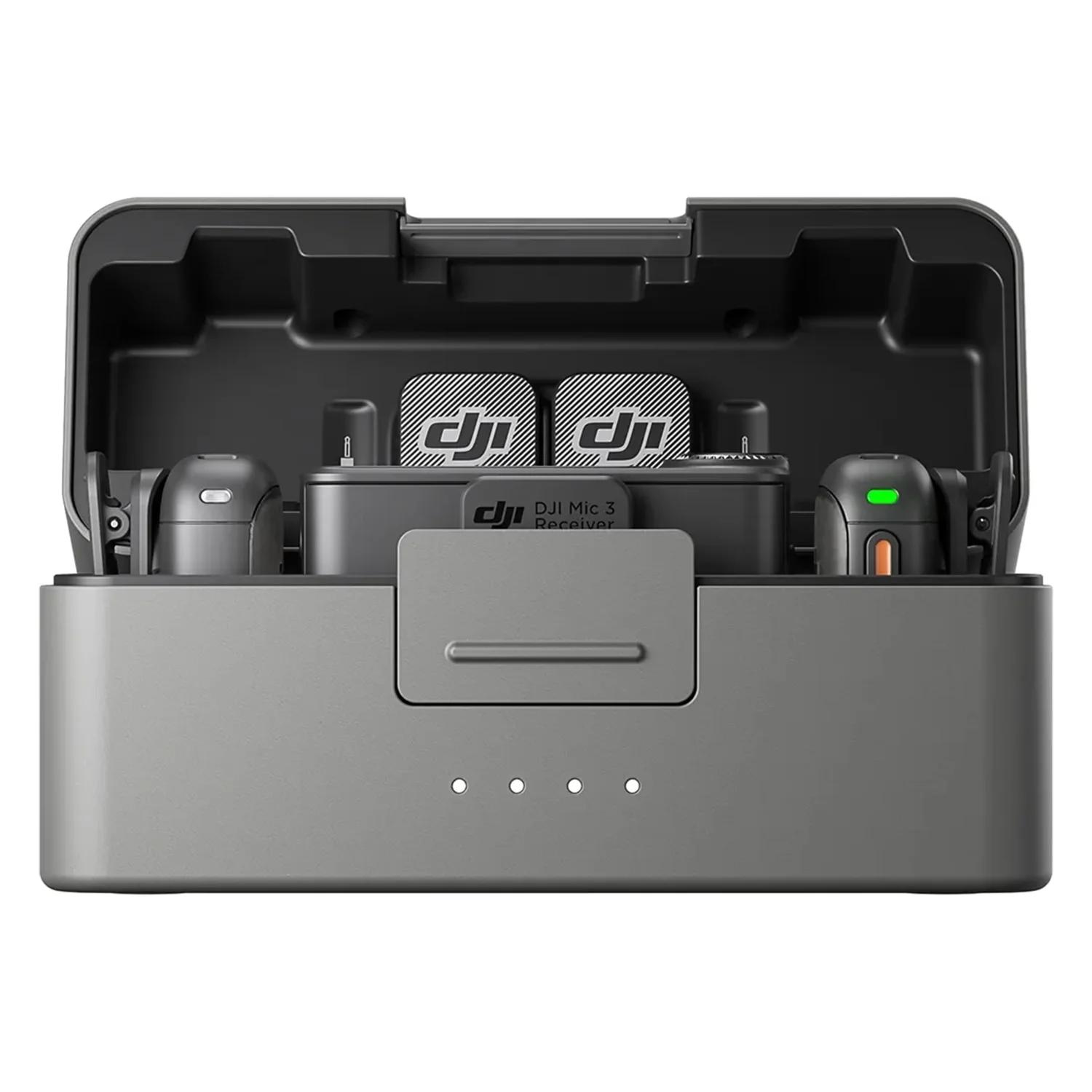 Micrófono Lapela DJI Mic 3 USB-C Inalámbrico Para Smartphone - Negro (2TX + 1RX + CHARGING CASE) (Anatel) - Imagen 3