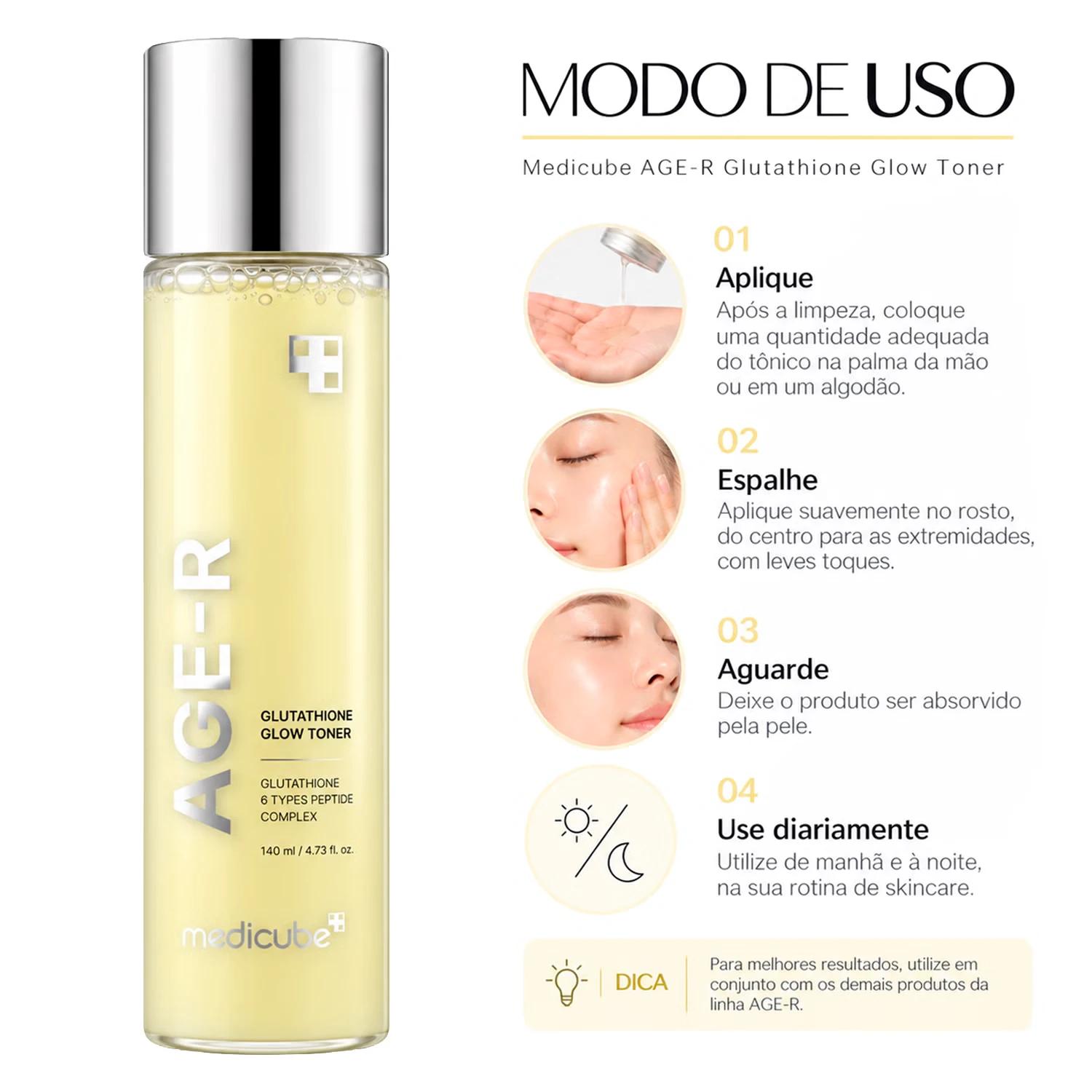 Tónico Facial Medicube AGE-R Glutathione Glow 140ml - Imagen 4