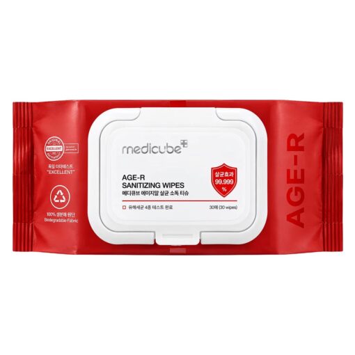 Pañuelos De Limpieza Medicube AGE-R Sanitizing Wipes - 30 Unidades