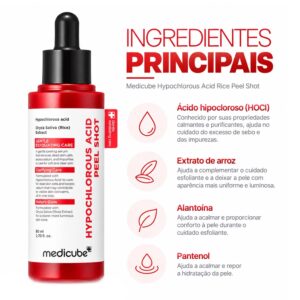 Exfoliante Facial Medicube Hypochlorous Acid Peel Shot 80ml - Imagen 2
