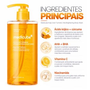 Sabonete Corporal Medicube Kojic A T Bright Body Wash 400ml - Imagen 2