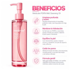 Óleo De Limpieza Facial Medicube PDRN Mild Cleansing Oil 195ml - Imagen 3