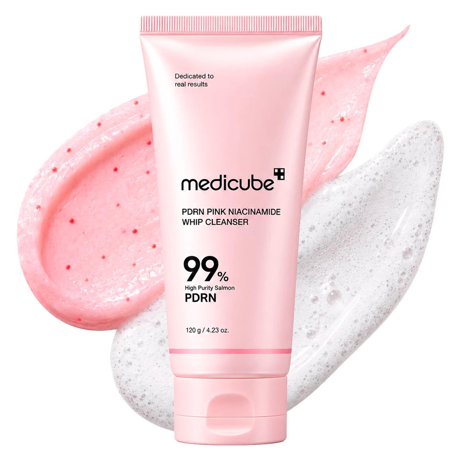 Espuma De Limpieza Medicube PDRN Rosa Niacinamide Whip Cleanser 120g - Imagen 5