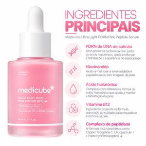 Sérum Facial Medicube Ultra Light PDRN Rosa Peptide 30ml - Imagen 2