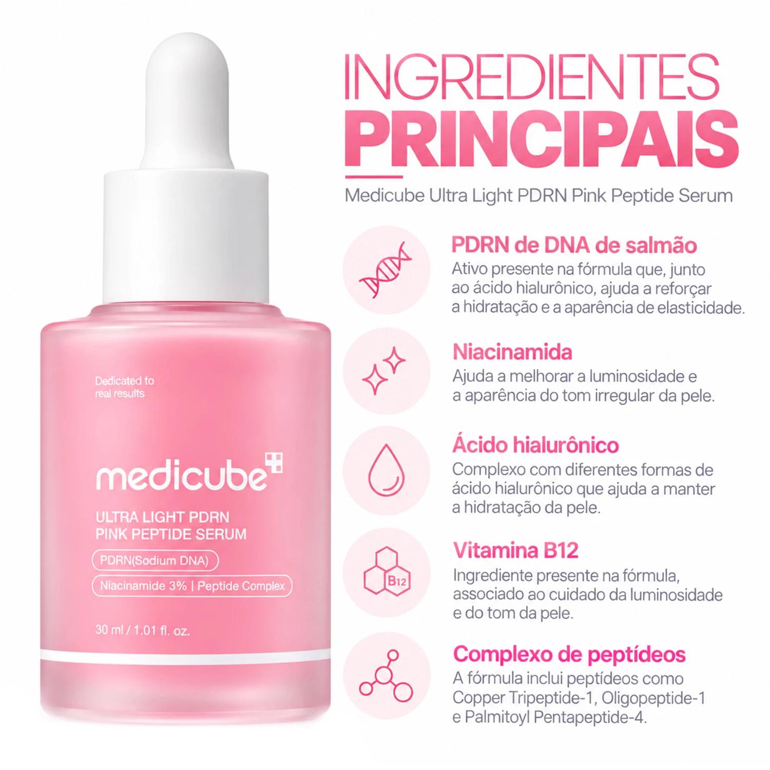Alternative view of Sérum Facial Medicube Ultra Light PDRN Rosa Peptide 30ml