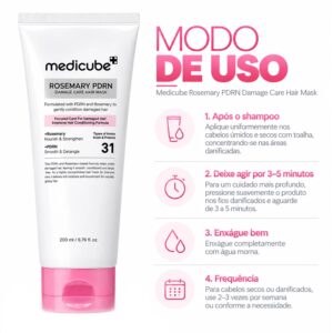 Máscara Capilar Medicube Rosemary PDRN Damage Care 200ml - Imagen 4