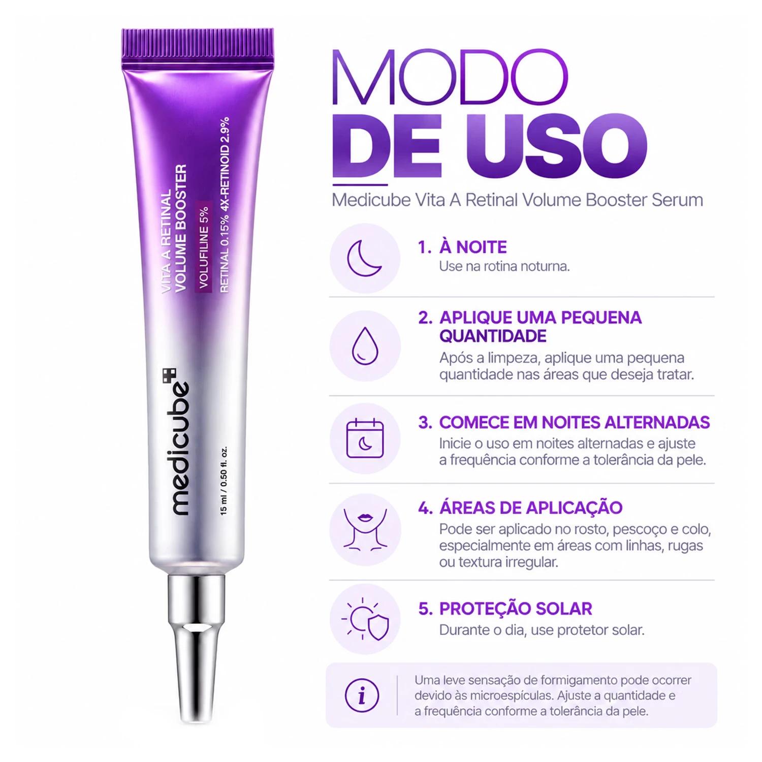 Sérum Facial Medicube Vita A Retinal Volume Booster 15ml - Imagen 4