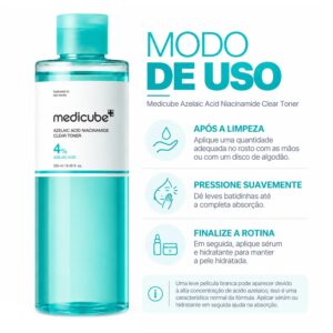 Tónico Facial Medicube Azelaic Acid Niacinamide Clear Toner 250ml - Imagen 4
