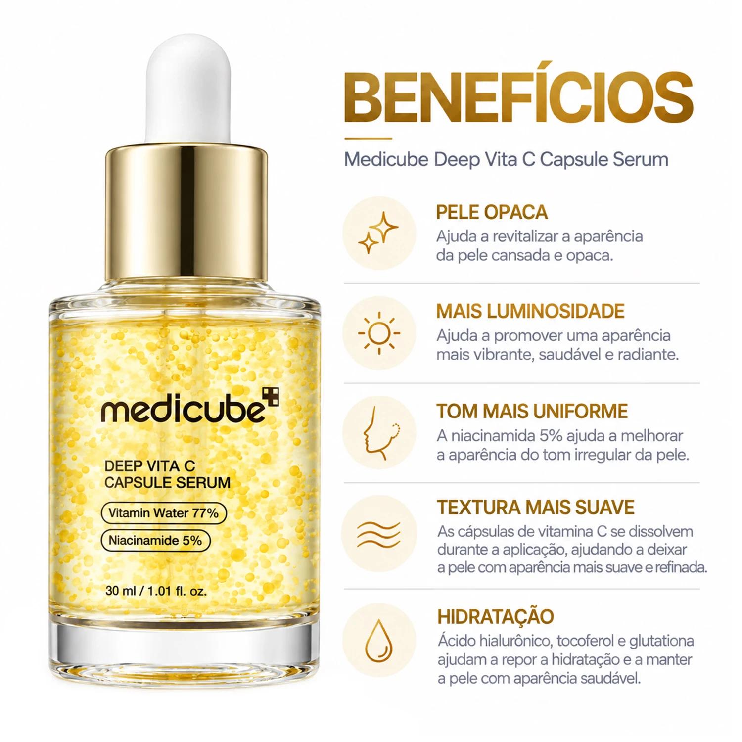 Sérum Facial Medicube Deep Vita C Capsule 30ml - Imagen 3
