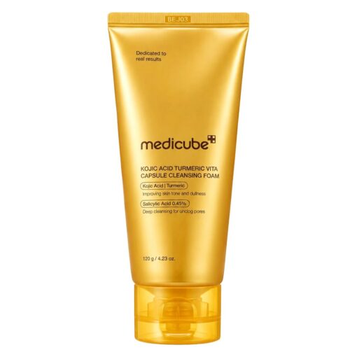 Limpiador Facial Medicube Kojic Acid Turmeric Vita Capsule 120g