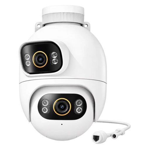 Câmera de Segurança Imilab EC6 Dual Pro 3K+3K CMSXJ68A 5MP WiFi - Branco
